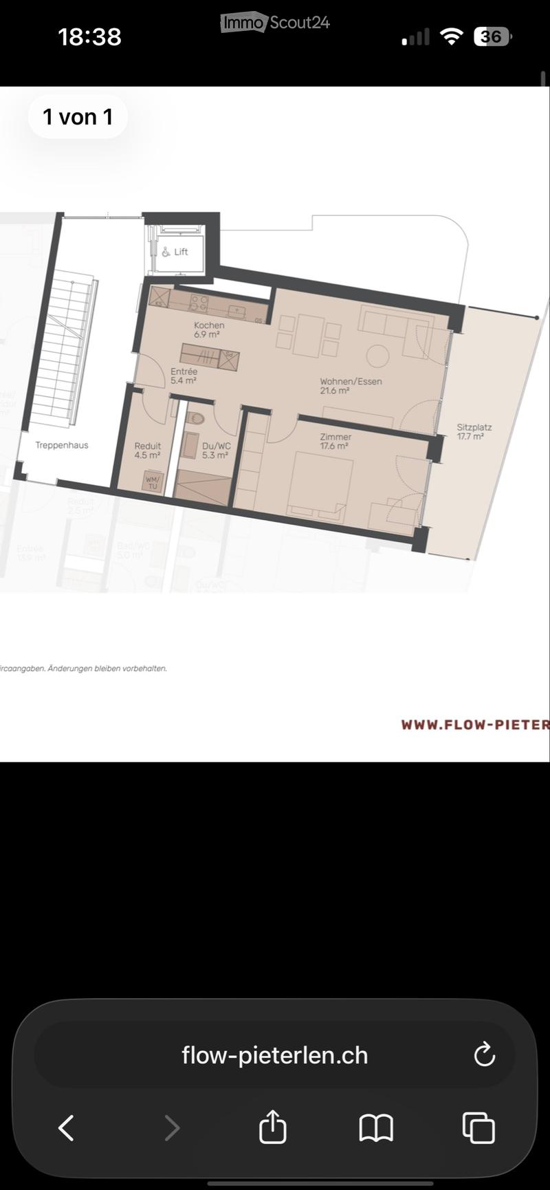 Tenant wanted from 01.10.2026 / 2.5 rooms ground floor (5)