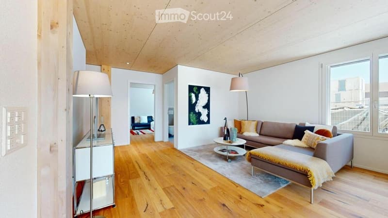 First-time occupancy with garden: Modern apartment in the center of Lotzwil (1)