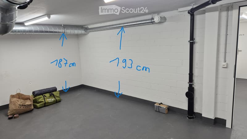 Storage/Hobby Room in Basement Ventilated with Power Connection Available Immediately (3)