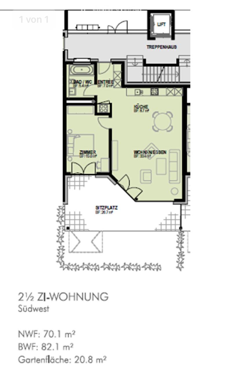 Modern 2.5 room garden apartment (5)