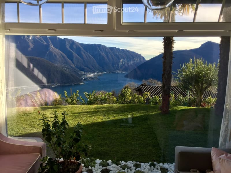 RESIDENZA SECONDARIA-Casa singola con vista lago a Carona (1)