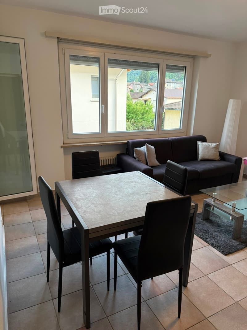 Appartamento di 2,5 locali con balcone in affitto a Losone (3)