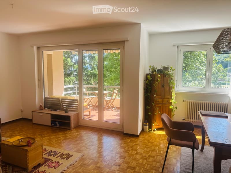 Appartement lumineux 4.5 pièces avec balcon et jardin, Bedano (1)