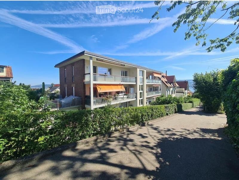 Vista sul lago e sulla montagna, ampio balcone e garage singolo (1)