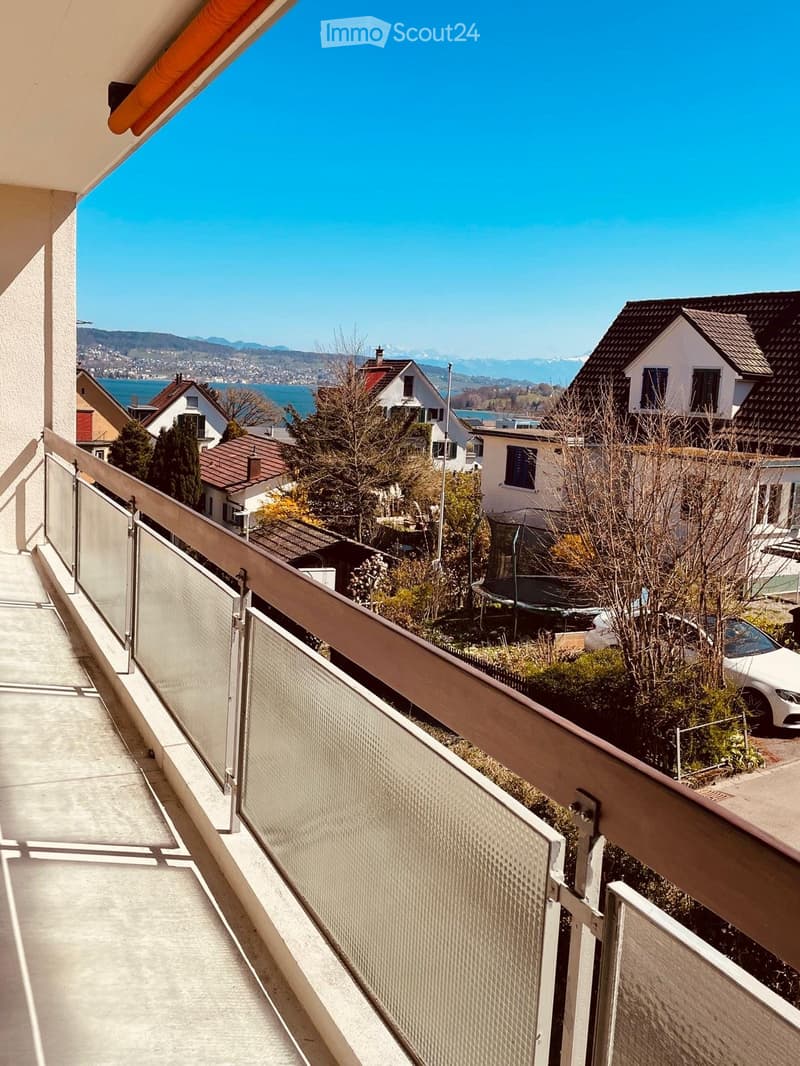 Vista sul lago e sulla montagna, ampio balcone e garage singolo (4)