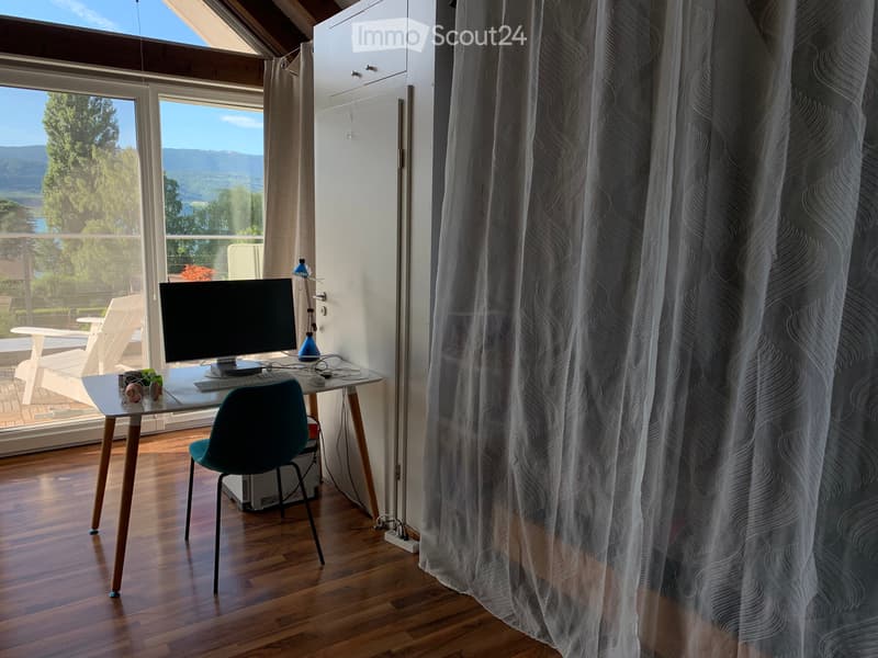 Appartamento mansardato accogliente (64m2) con vista sul lago (4)