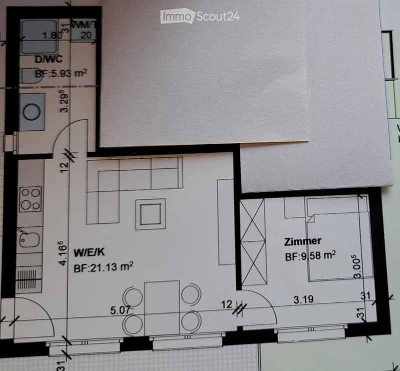 Appartamento di 2,5 locali luminoso (3)
