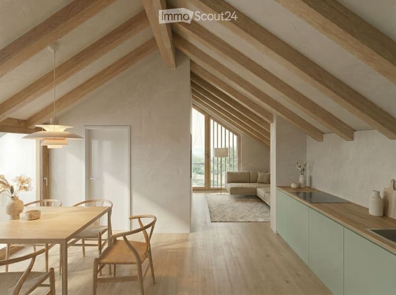 Apartment ownership on the 3rd floor, living with charm in Schönenbuch (1)