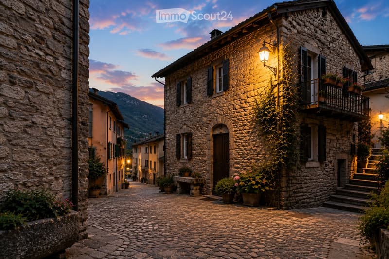 5 interesting rental properties in the historic heart of Sonvico (1)