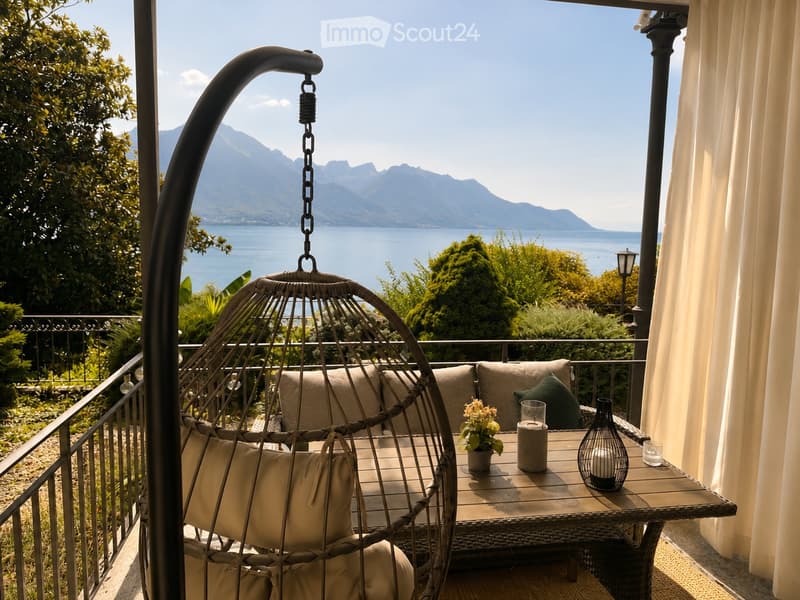 Montreux 2½ locali di 57 m² con giardino e vista incredibile (1)