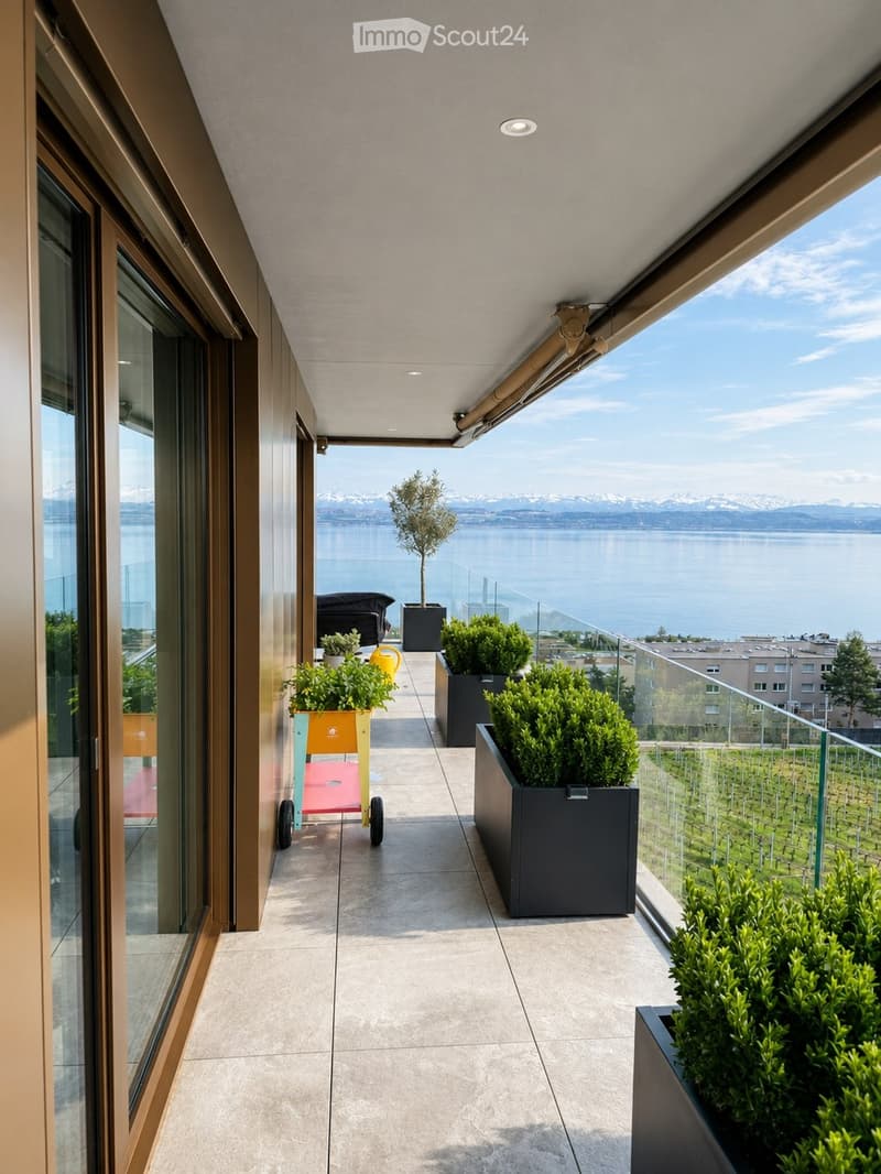 Apartment with panoramic view of Lake Neuchâtel (4)