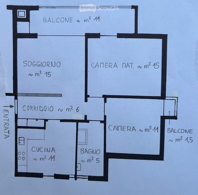Wohnung im 2. Stock in einem Haus mit 6 Wohnungen (2)