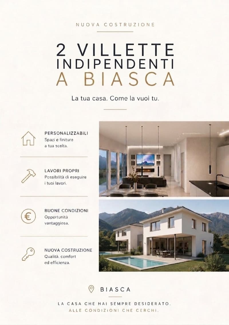 Biasca | 2 nouvelles villas avec jardin (1)