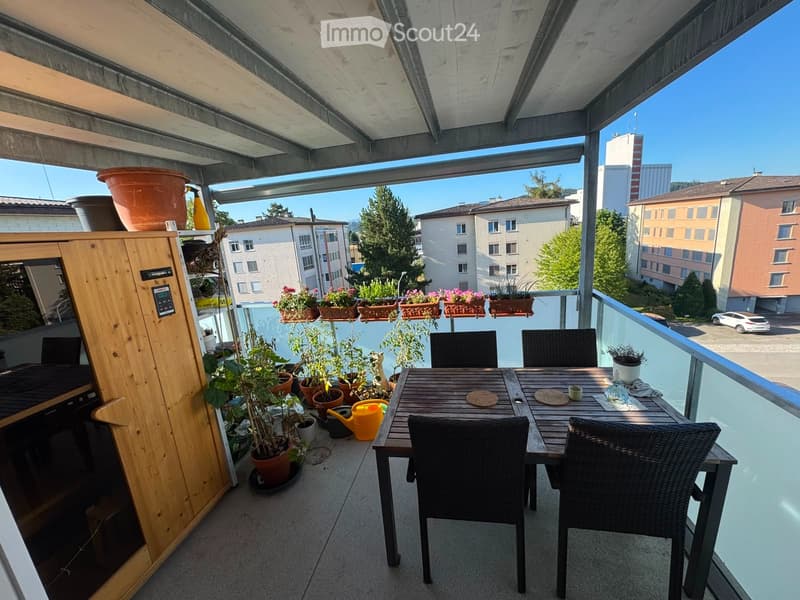 Chambre dans appartement partagé pour 2 personnes au centre de Wil (5)