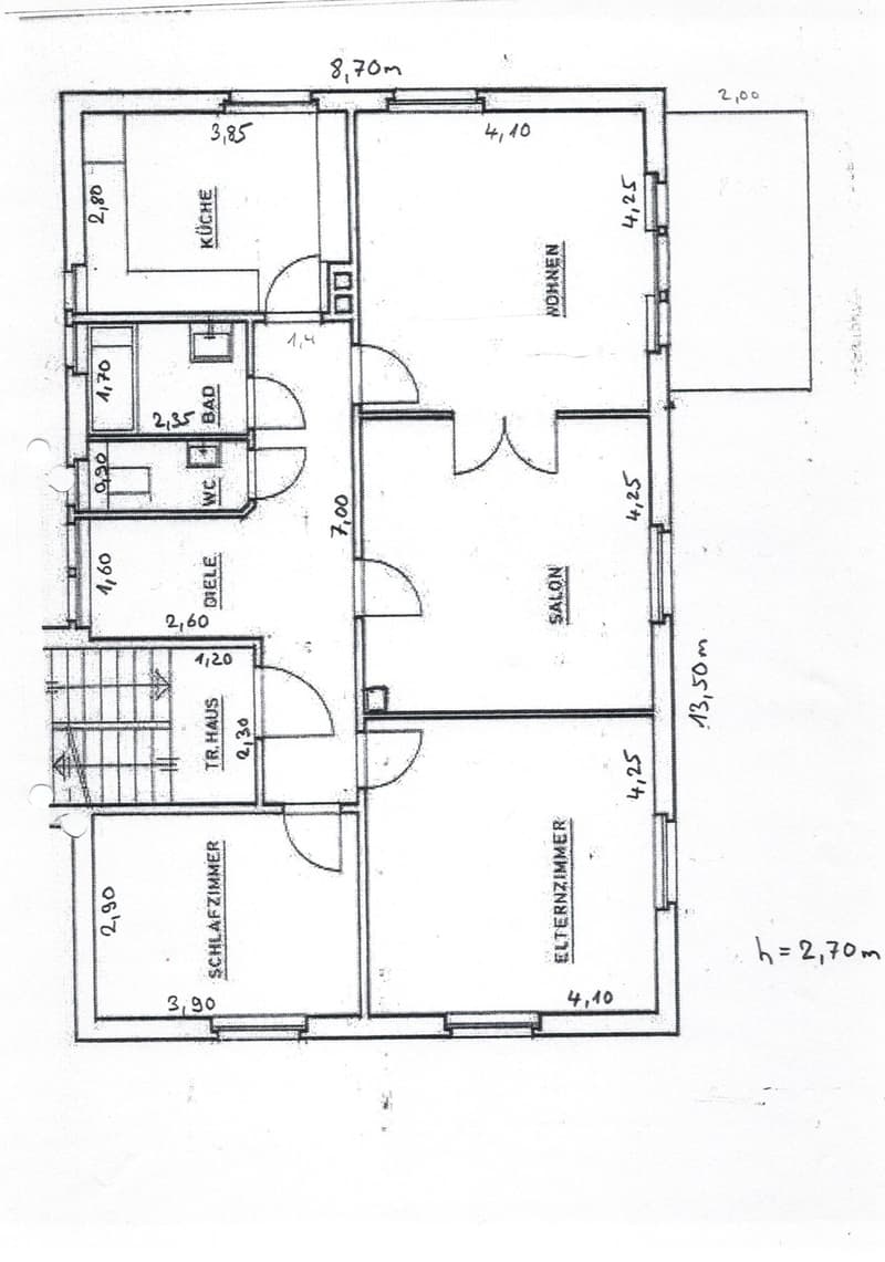 Unique Art Nouveau 4.5-room apartment 110m² with two balconies (13)