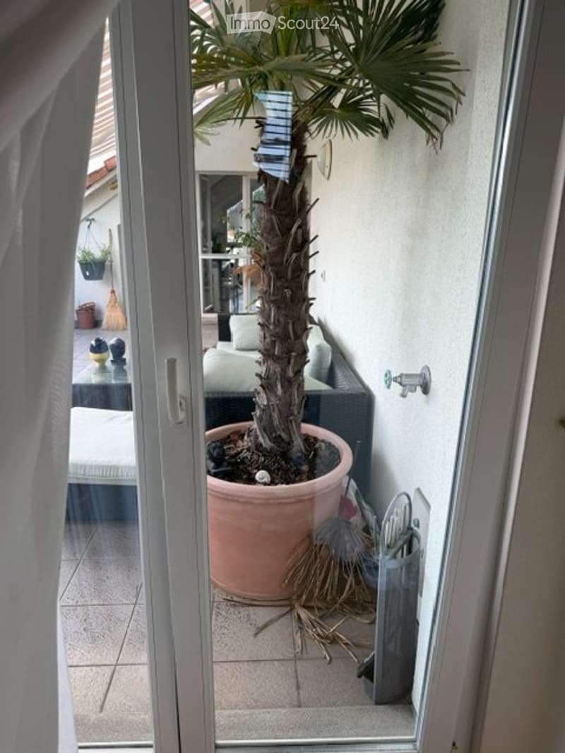 Ampia camera con bagno privato in appartamento mansardato (5)