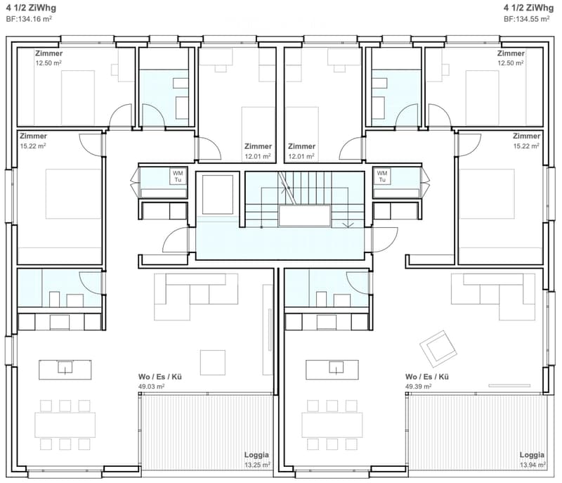 Appartamento di 4,5 locali nuovo con vista panoramica a Ried-Brig (3)