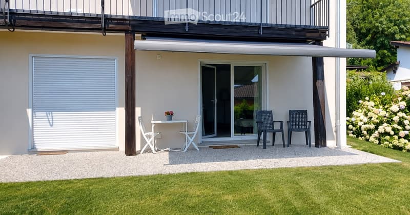 Bellissimo 2e1/2 con giardino e ampia terrazza (1)