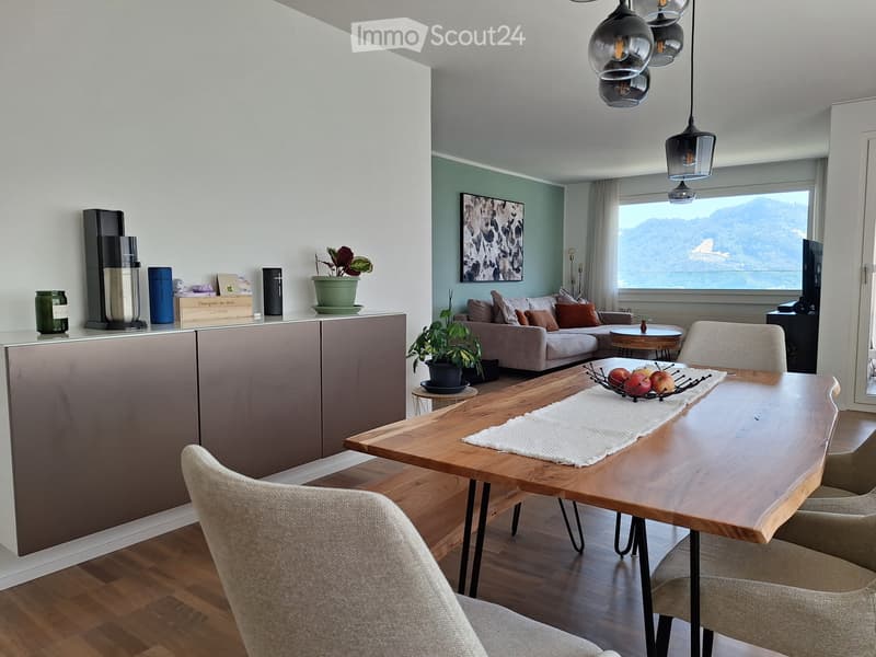 Appartement lumineux 4.5 pièces avec une vue lac et montagne de rêve (1)