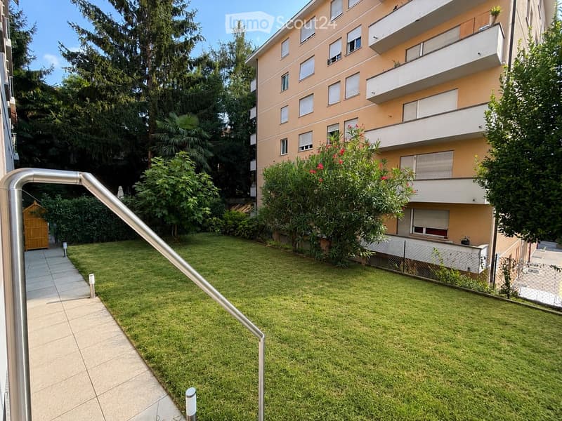 3.5 locali con giardino privato di 100 m² Massagno (2)
