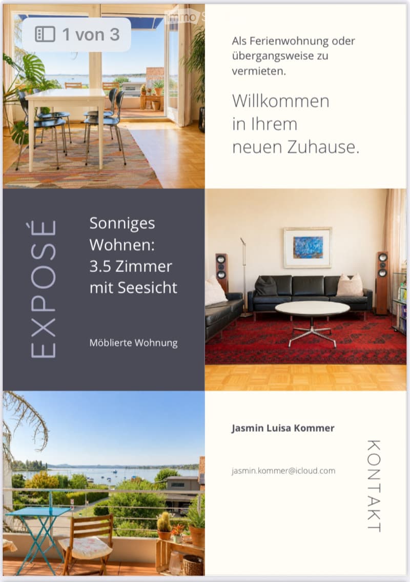 Wohnung mit Seesicht - 3,5 Zimmer (1)
