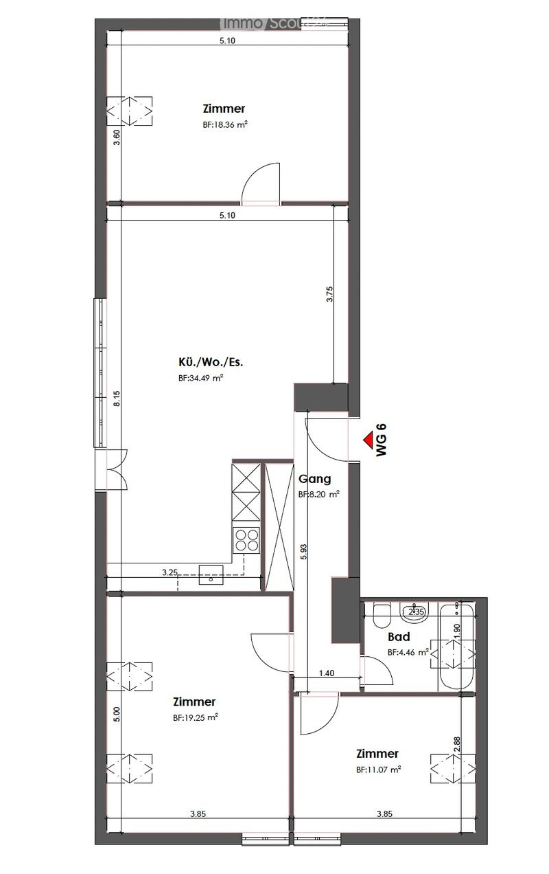 Appartamento mansardato di 4,5 locali con vista mozzafiato e stanza hobby (10)