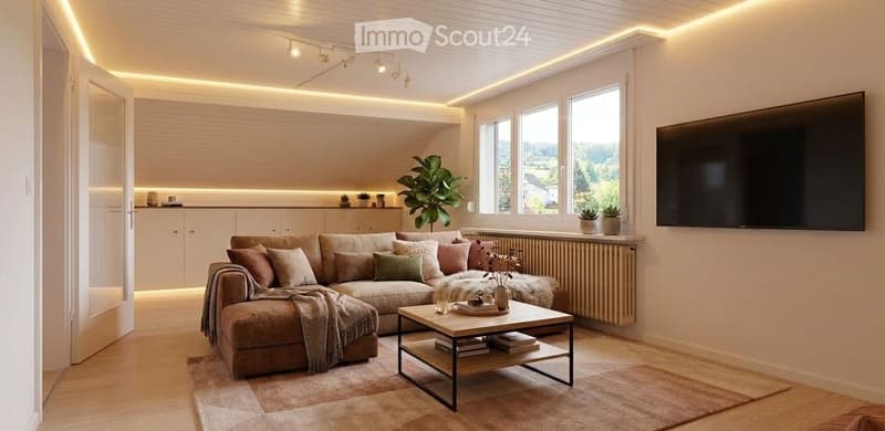 Charming 5-room attic apartment in beautiful Fricktal (5)
