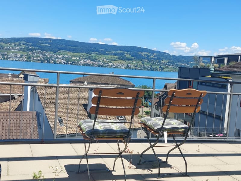 Room in shared apartment with roof terrace and lake view (1)