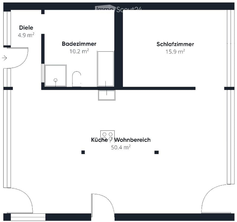 Appartement de location unique dans un environnement calme (5)