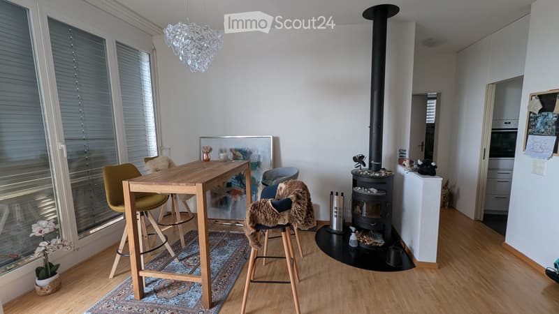 3.5 Zi Attikawohnung ab 1.10. - Blick auf Berge und Seen (4)