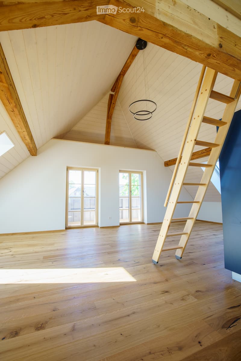 Schöne helle Dachwohnung zu vermieten (3)