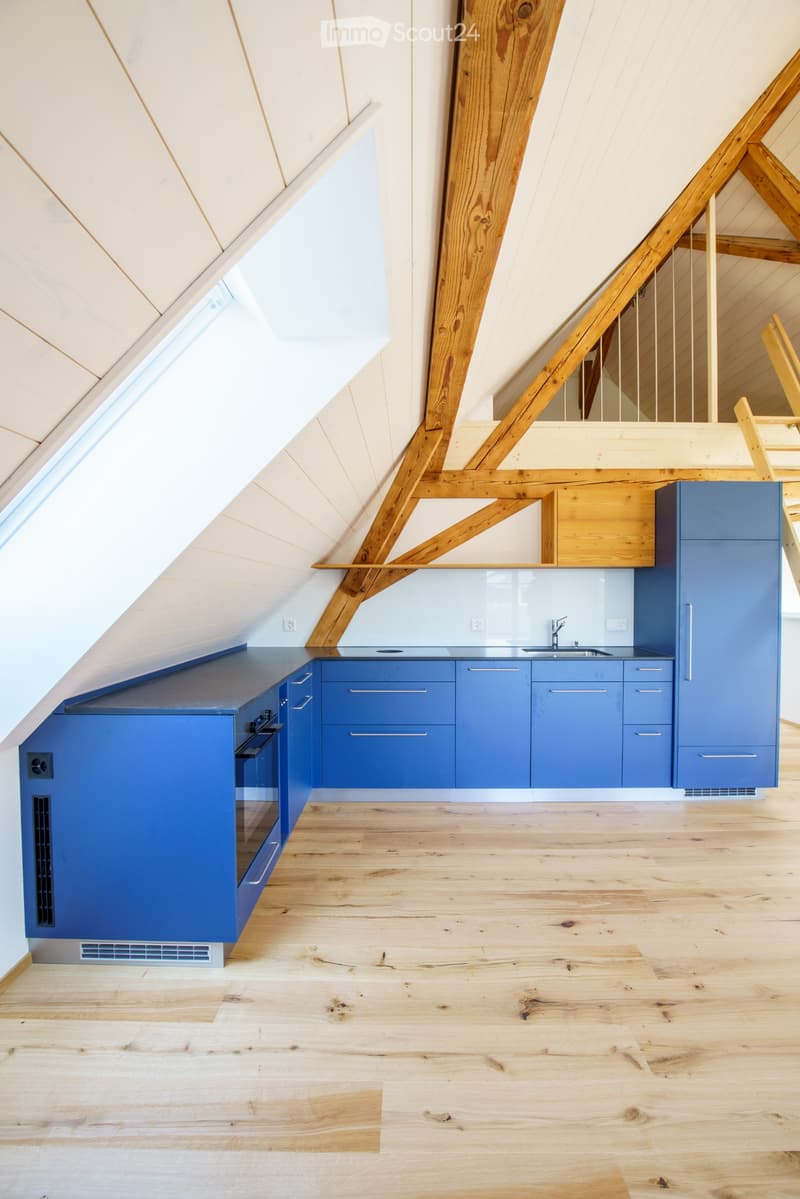 Schöne helle Dachwohnung zu vermieten (1)