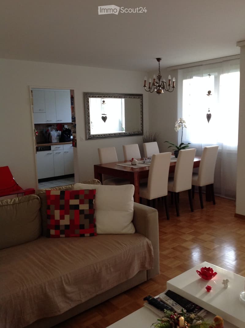 zu Vermieten, 3 1/2 Zimmer-Wohnung mit Gartensitzplatz (1)