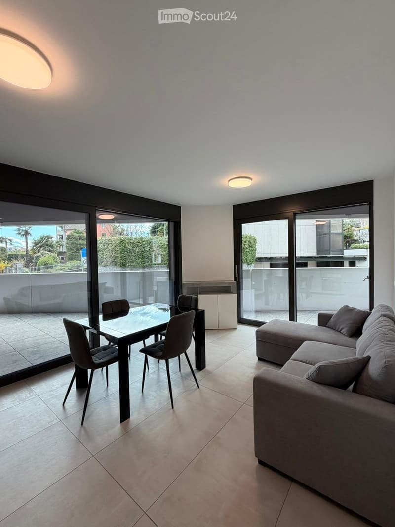 Appartamento 3 locali arredato con terrazzo - Lugano (1)