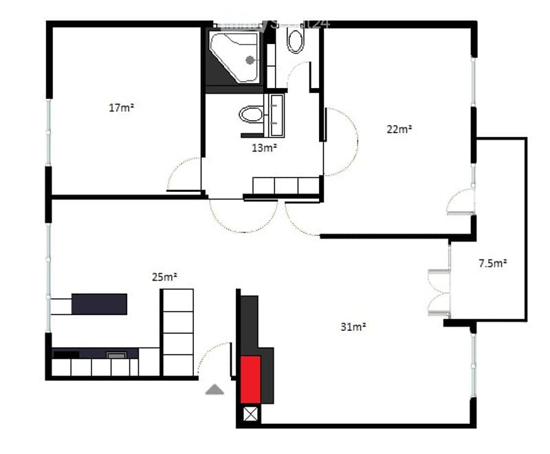 Grosse 3.5 Z Wohnung im Modernen Stihl mit Garage, PP uvm.. (5)