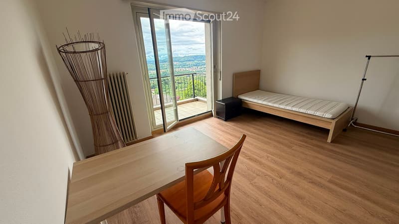 Affittasi ampia stanza ammobiliata con balcone Besazio (1)