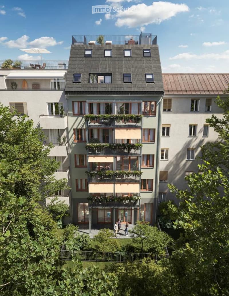 Luxus-Neubau Studiowohnung mit Balkon im Zentrum Zürich (2)
