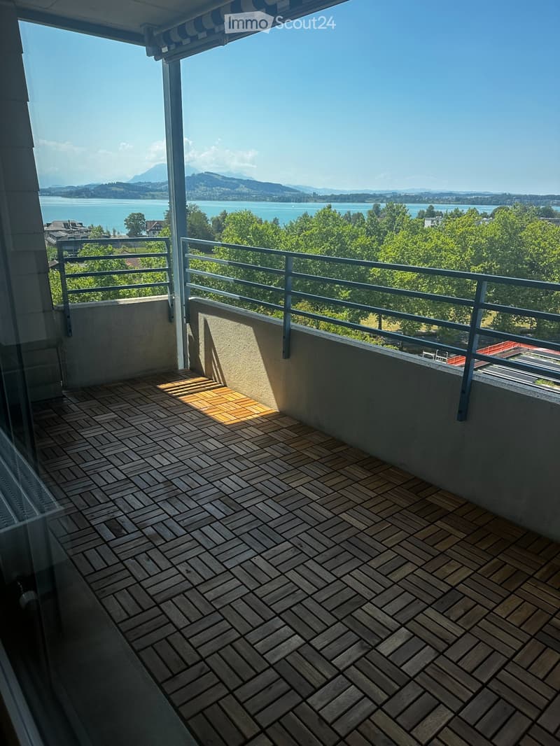 Grand appartement en attique central et calme avec vue sur le lac (1)