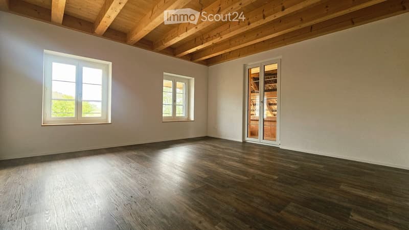 Moderne 4.5-Maisonettewohnung im Bauernhaus mit Bergpanorama (4)