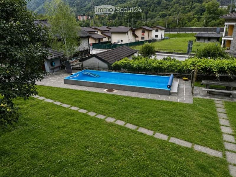 Affittasi a Bodio 4,5 locali con giardino e piscina (12)