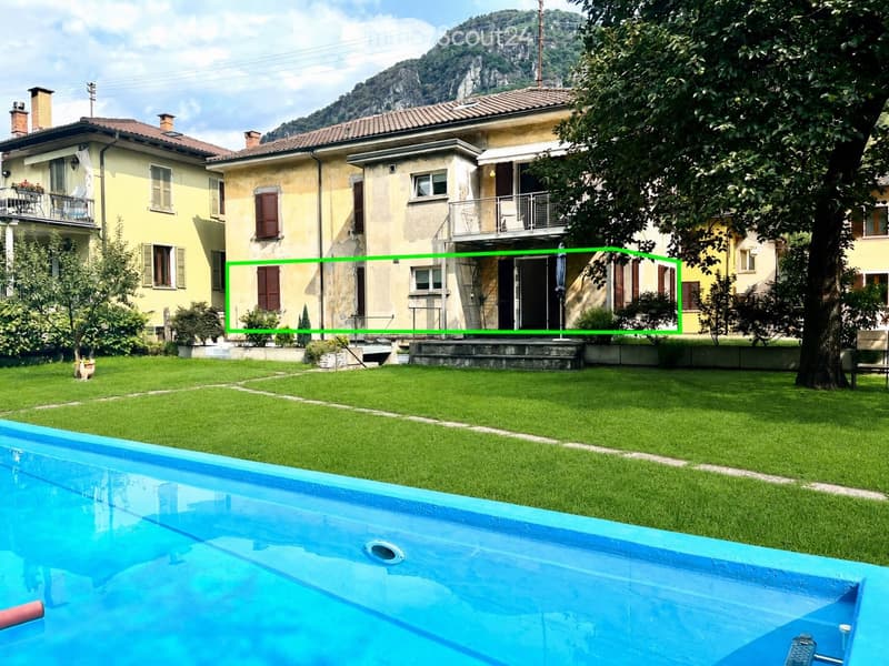 Affittasi a Bodio 4,5 locali con giardino e piscina (2)