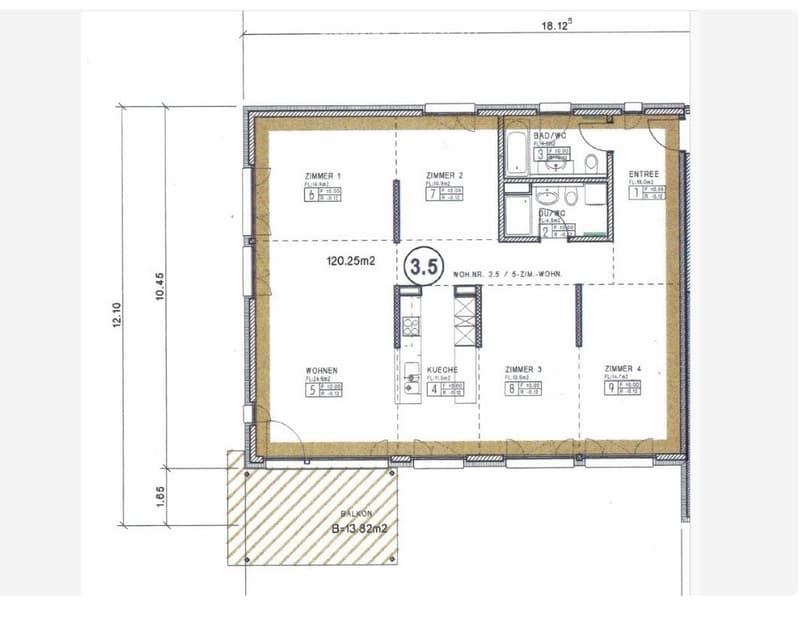 Helle 4.5-Zimmer-Wohnung mit traumhaftem Blick Zürich 8041 (5)