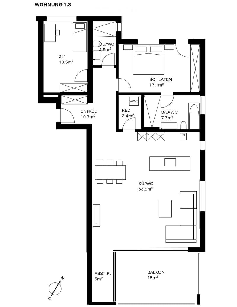 Erstvermietung: Grosszügige 3.5-Zimmer-Neubauwohnung (4)
