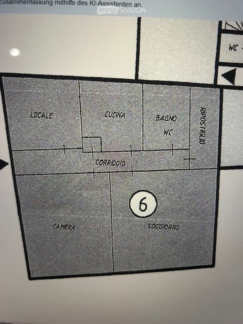 Muralto 3,5 locali rinnovato in casa storica del XVII secolo (11)
