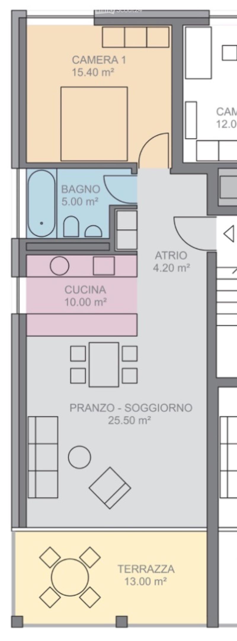 Cerco subentrante App. di 2.5 locali (73mq) - Gordola (11)