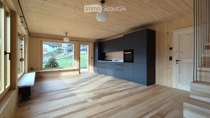 3.5-Zimmer-Maisonette in Vollholz leim- und metallfrei (1)