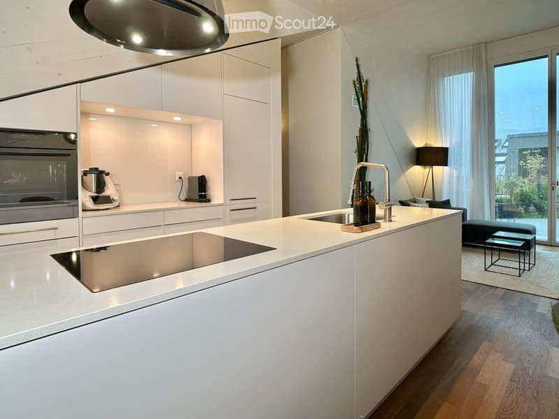 Befristet, möbliert: Moderne Maisonette mit Dachgarten (4)