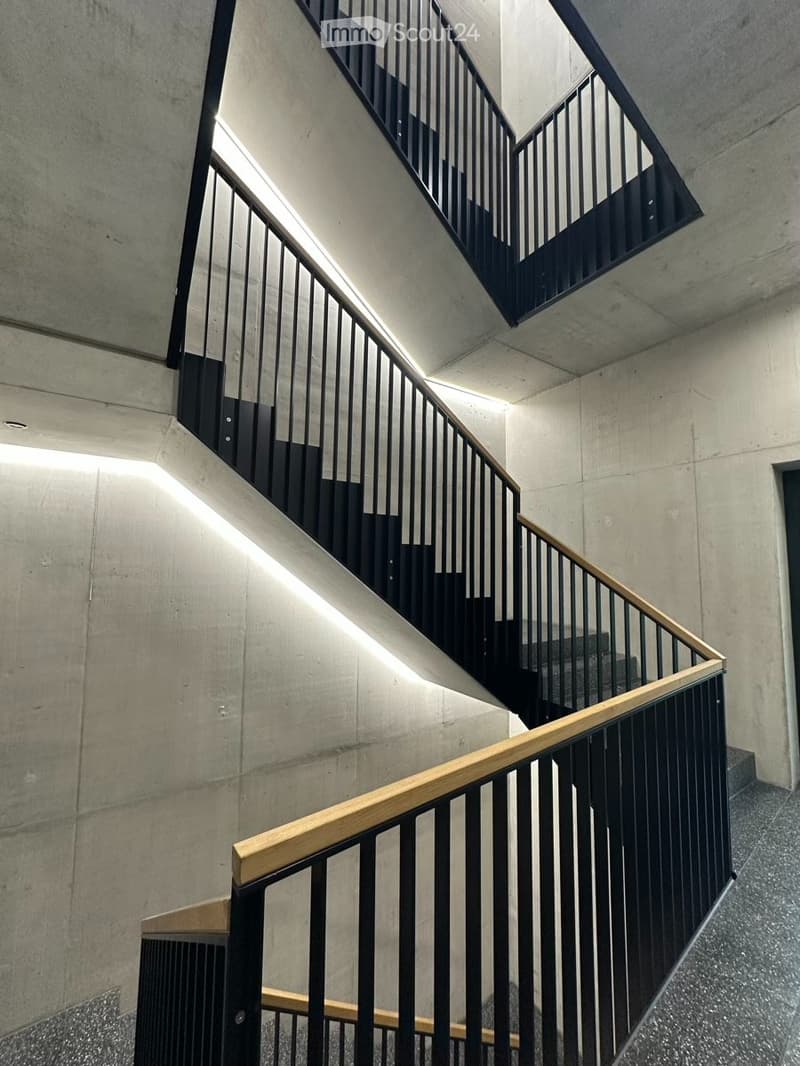 Befristet, möbliert: Moderne Maisonette mit Dachgarten (11)