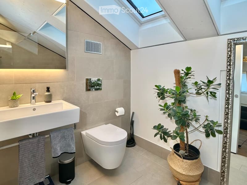Befristet, möbliert: Moderne Maisonette mit Dachgarten (7)