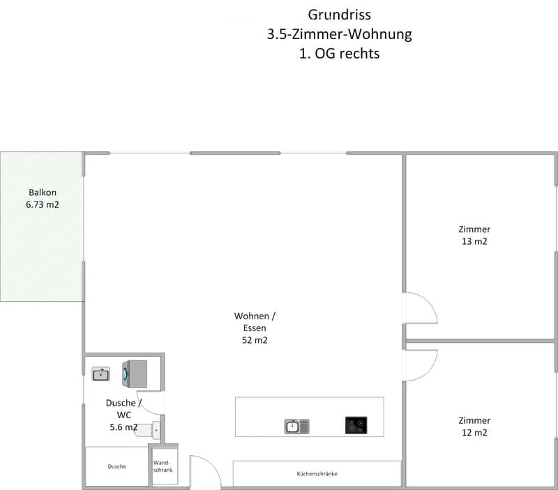 Moderne 3.5-Zimmerwohnung in Zürich-Affoltern zu vermieten (5)
